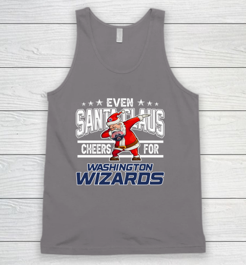 Washington Wizards Even Santa Claus Cheers For Christmas NBA Tank Top 6