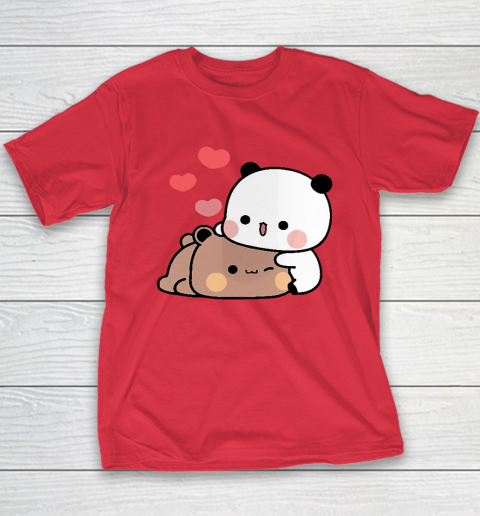 Panda Bear Hug Bubu Dudu Valentines Day's Youth T-Shirt 7
