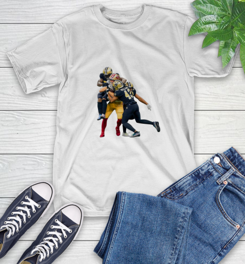 Sprint Football San Francisco 49ers And New Orleans Saints Shirts 2