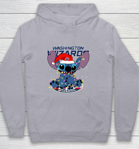 Washington Wizards NBA noel stitch Basketball Christmas Youth Hoodie 4