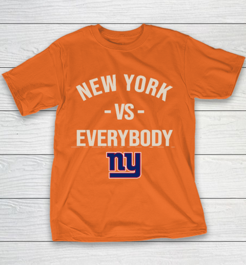 New York Giants Vs Everybody Youth T-Shirt 4