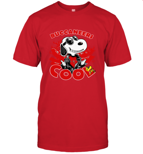 f0tx tampa bay buccaneers snoopy joe cool were awesome shirt jersey t shirt 60 front red