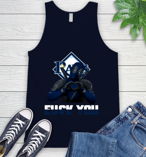 MLB Tampa Bay Rays Deadpool Love You Fuck You Baseball Sports Tank Top 2
