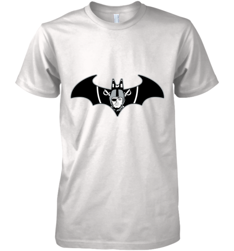 We Are The Oakland Raiders Batman NFL Mashup Premium Men's T-Shirt