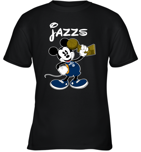 Mickey utah jazz Youth T-Shirt