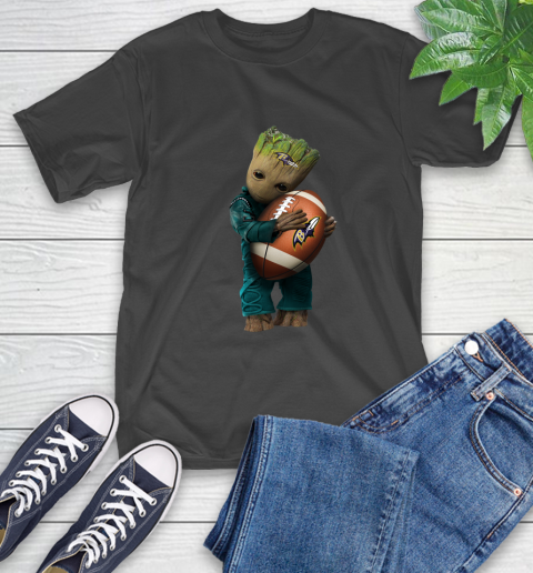 NFL Groot Guardians Of The Galaxy Football Sports Baltimore Ravens T-Shirt 2