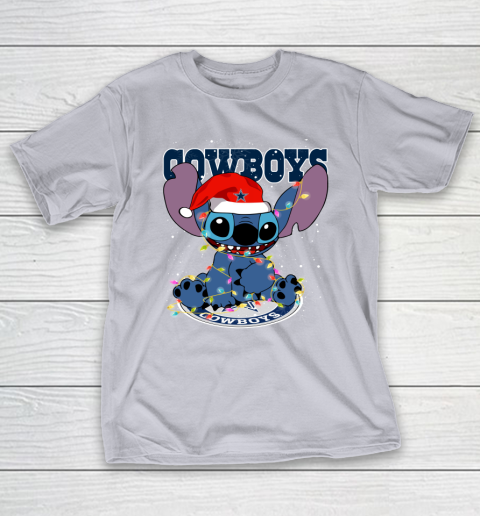 Dallas Cowboys NFL Football noel stitch Christmas T-Shirt 4