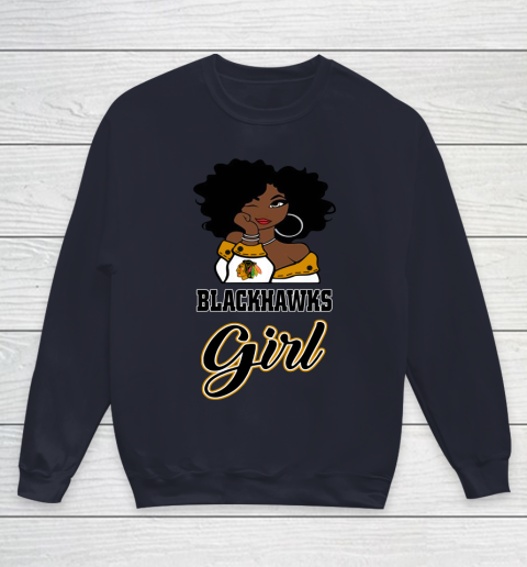 Chicago Blackhawks Girl NHL Youth Sweatshirt 3
