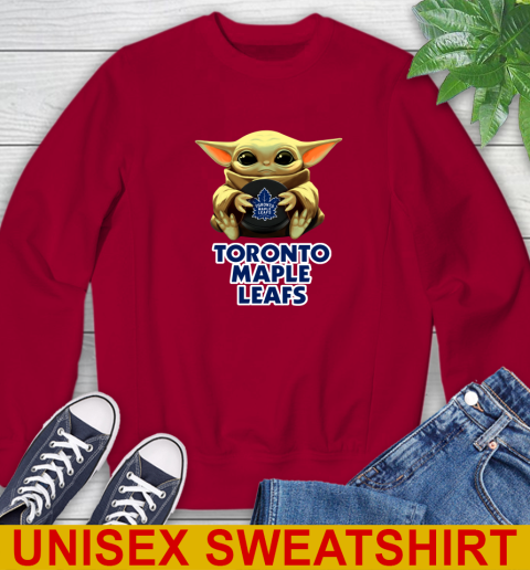 NHL Hockey Toronto Maple Leafs Star Wars Baby Yoda Shirt 31