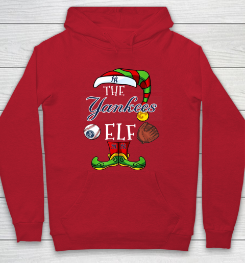 New York Yankees Christmas ELF Funny MLB Hoodie 7