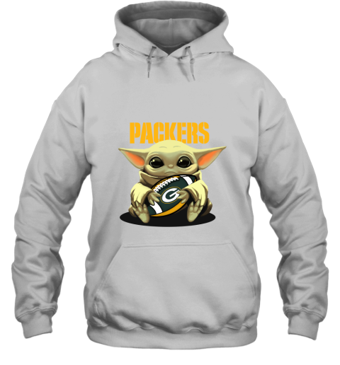 Baby Yoda Loves The Green Bay Packers Star Wars NFL Hoodie