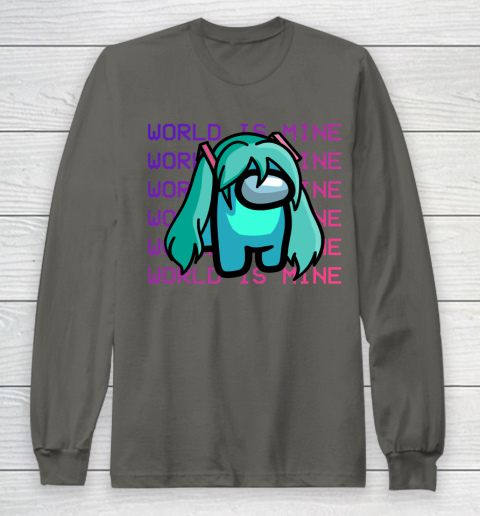 Among Us Shirt Hatsune Miku Imposter Long Sleeve T-Shirt 5