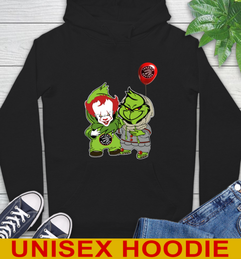 Toronto Raptors Baby Pennywise Grinch Christmas NBA Basketball Hoodie 2
