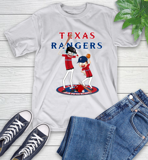 MLB Texas Rangers Rick And Morty Baseball 12