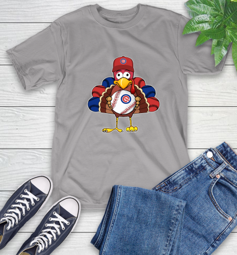 Chicago Cubs Turkey thanksgiving T-Shirt 6