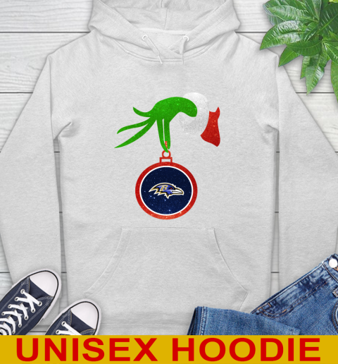 Baltimore Ravens Grinch Merry Christmas NFL Football Hoodie