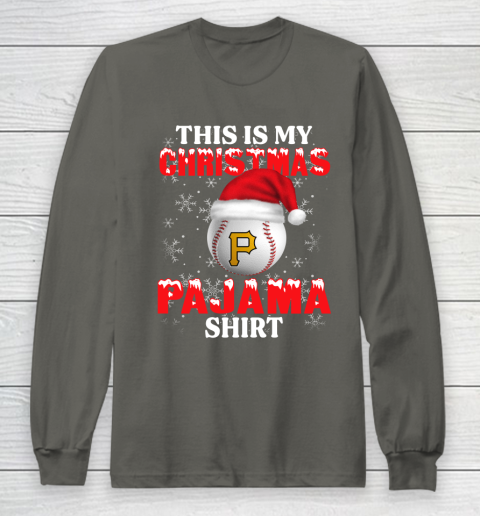 Pittsburgh Pirates This Is My Christmas Pajama Shirt MLB Long Sleeve T-Shirt 5