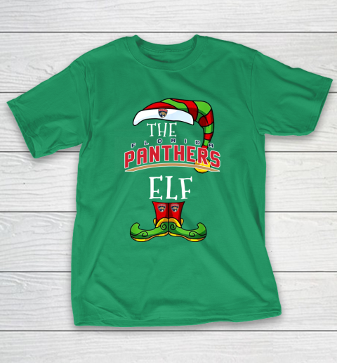 Florida Panthers Christmas ELF Funny NHL T-Shirt 5