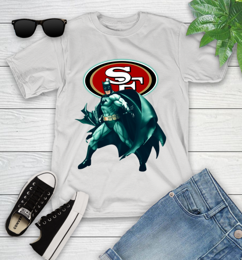 NFL Batman Football Sports San Francisco 49ers Youth T-Shirt