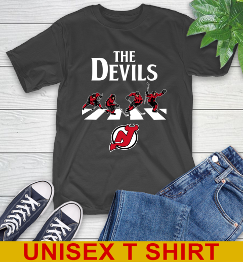 NHL Hockey New Jersey Devils The Beatles Rock Band Shirt T-Shirt