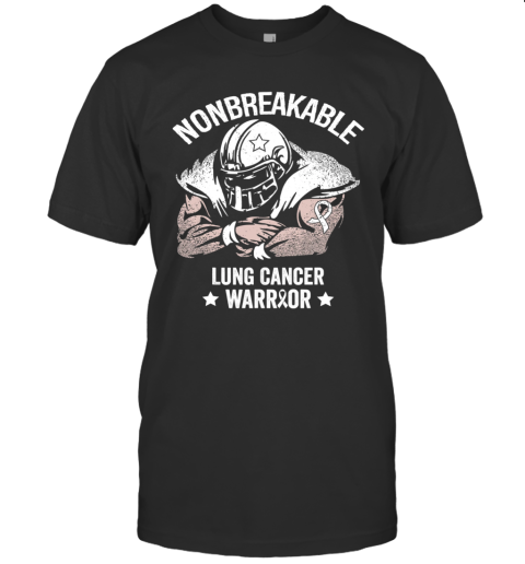 Nonbreakable Lung Cancer Awareness Stars T-Shirt
