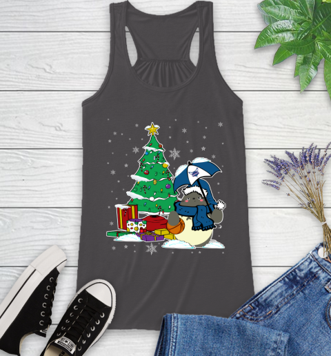 Charlotte Hornets NBA Basketball Cute Tonari No Totoro Christmas Sports Racerback Tank 11