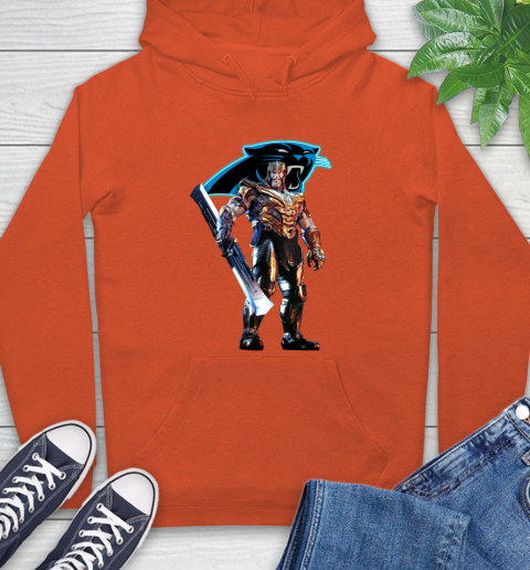 NFL Thanos Gauntlet Avengers Endgame Football Carolina Panthers Hoodie 5