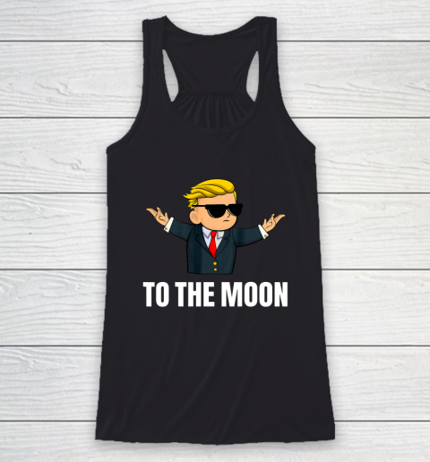 Wall Street Bets Mascot Meme Stonks Tendies To The Moon Racerback Tank