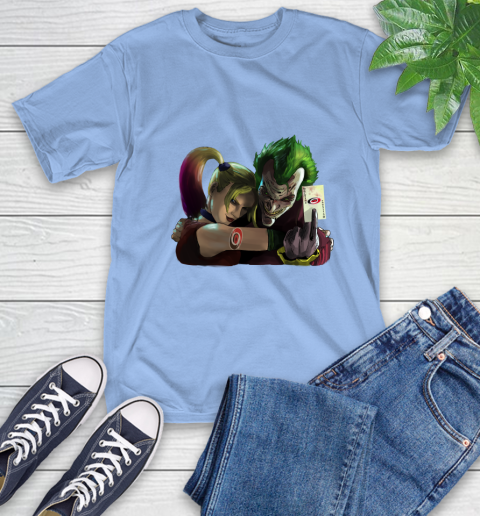 Carolina Hurricanes NHL Hockey Joker Harley Quinn Suicide Squad T-Shirt 11