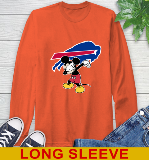 Buffalo Bills NFL Football Dabbing Mickey Disney Sports Long Sleeve T-Shirt 5