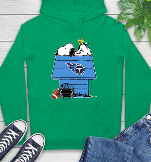 Tennessee Titans NFL Football Snoopy Woodstock The Peanuts Movie Hoodie 8