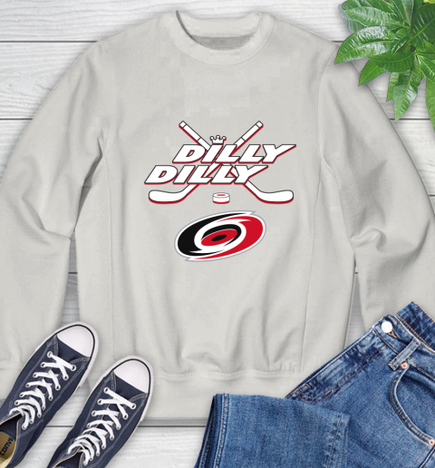 NHL Carolina Hurricanes Dilly Dilly Hockey Sports Sweatshirt 12