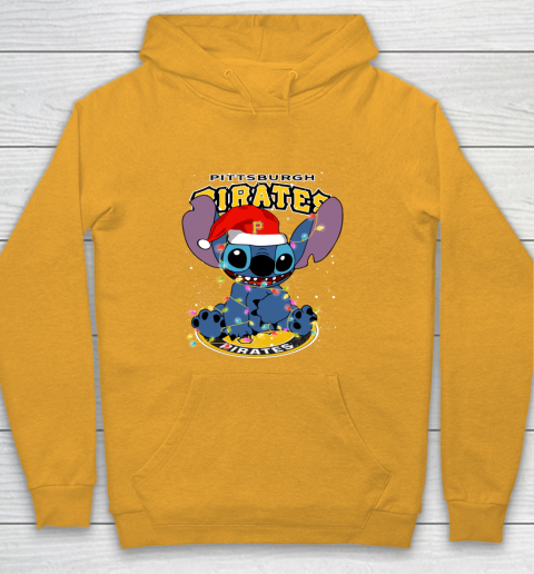 Pittsburgh Pirates MLB noel stitch Baseball Christmas Youth Hoodie 2