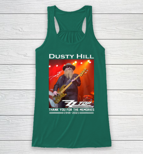 Dusty Hill Thank You For Memories Racerback Tank 5