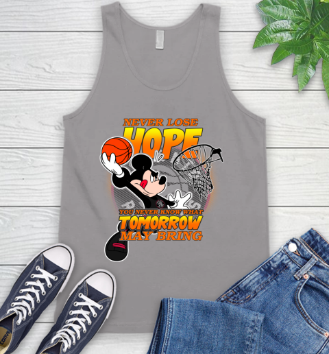 Toronto Raptors NBA Basketball Mickey Disney Never Lose Hope Tank Top 3