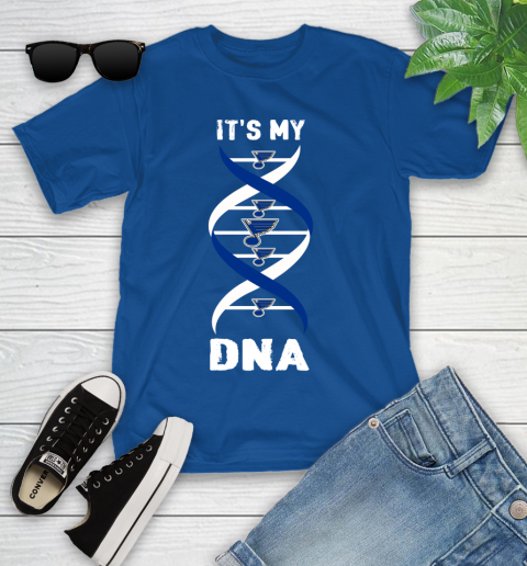 St.Louis Blues NHL Hockey It's My DNA Sports Youth T-Shirt 12
