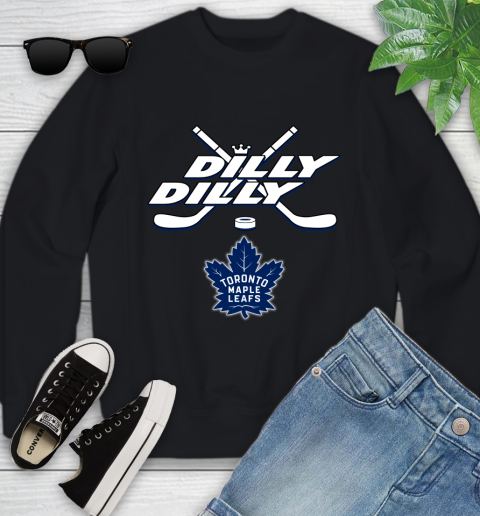 NHL Toronto Maple Leafs Dilly Dilly Hockey Sports Youth Sweatshirt 2