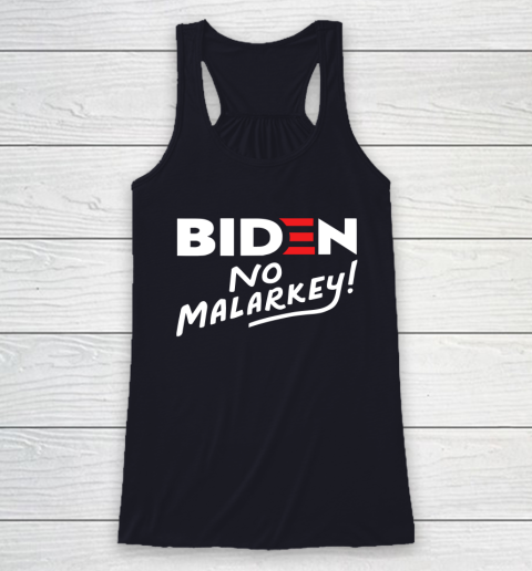 Biden No Malarkey Racerback Tank 7