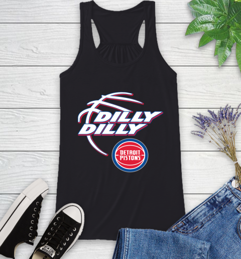 NBA Detroit Pistons Dilly Dilly Basketball Sports Racerback Tank 2