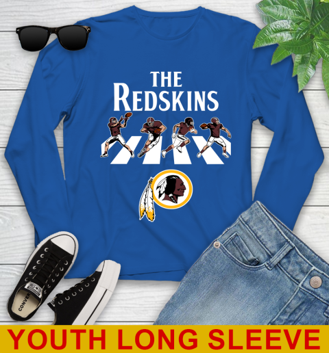 NFL Football Washington Redskins The Beatles Rock Band Shirt Youth Long Sleeve 10