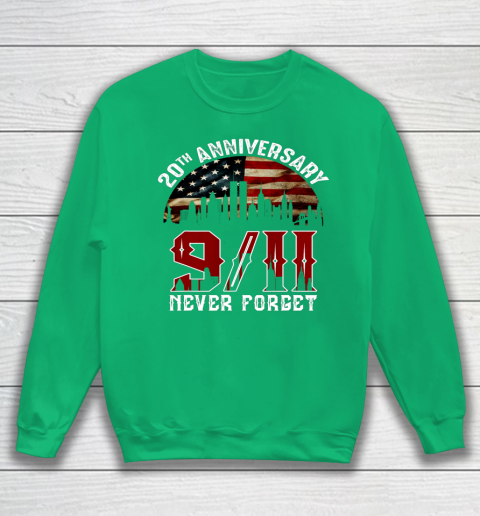 Never Forget 9 11 20th Anniversary Patriot Day 2021 Sweatshirt 5