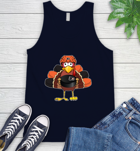 Philadelphia Flyers Turkey Thanksgiving Day Tank Top 3