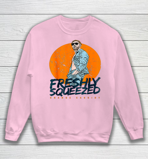 Wrestling Freshly Squeezed Orange Cassidy AEW Wrestler Sweatshirt 5