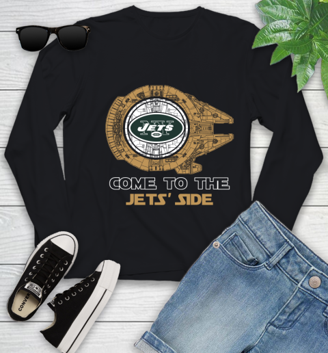 NFL Come To The New York Jets Wars Football Sports Youth Long Sleeve