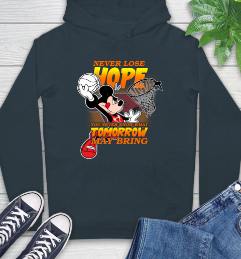 Chicago Bulls NBA Basketball Mickey Disney Never Lose Hope Hoodie 7