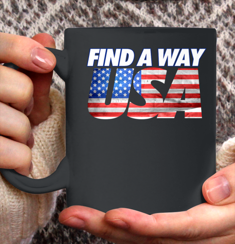 Find A Way USA Flag Ceramic Mug 11oz