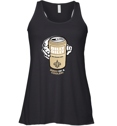 Bud Light Dilly Dilly! New Orleans Saints Of A Cooler Racerback Tank