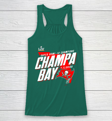 Champa Bay Tampa Bay Buccaneers Super Bowl LV Champions Racerback Tank 5
