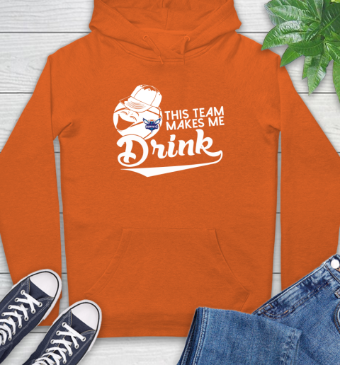 Charlotte Hornets NBA Basketball This Team Makes Me Drink Adoring Fan Hoodie 4