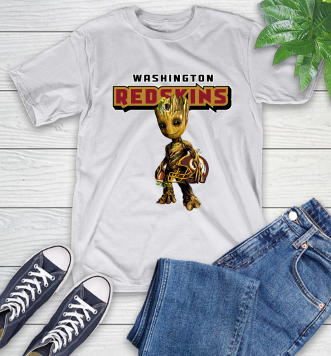 Washington Redskins NFL Football Groot Marvel Guardians Of The Galaxy T-Shirt 12